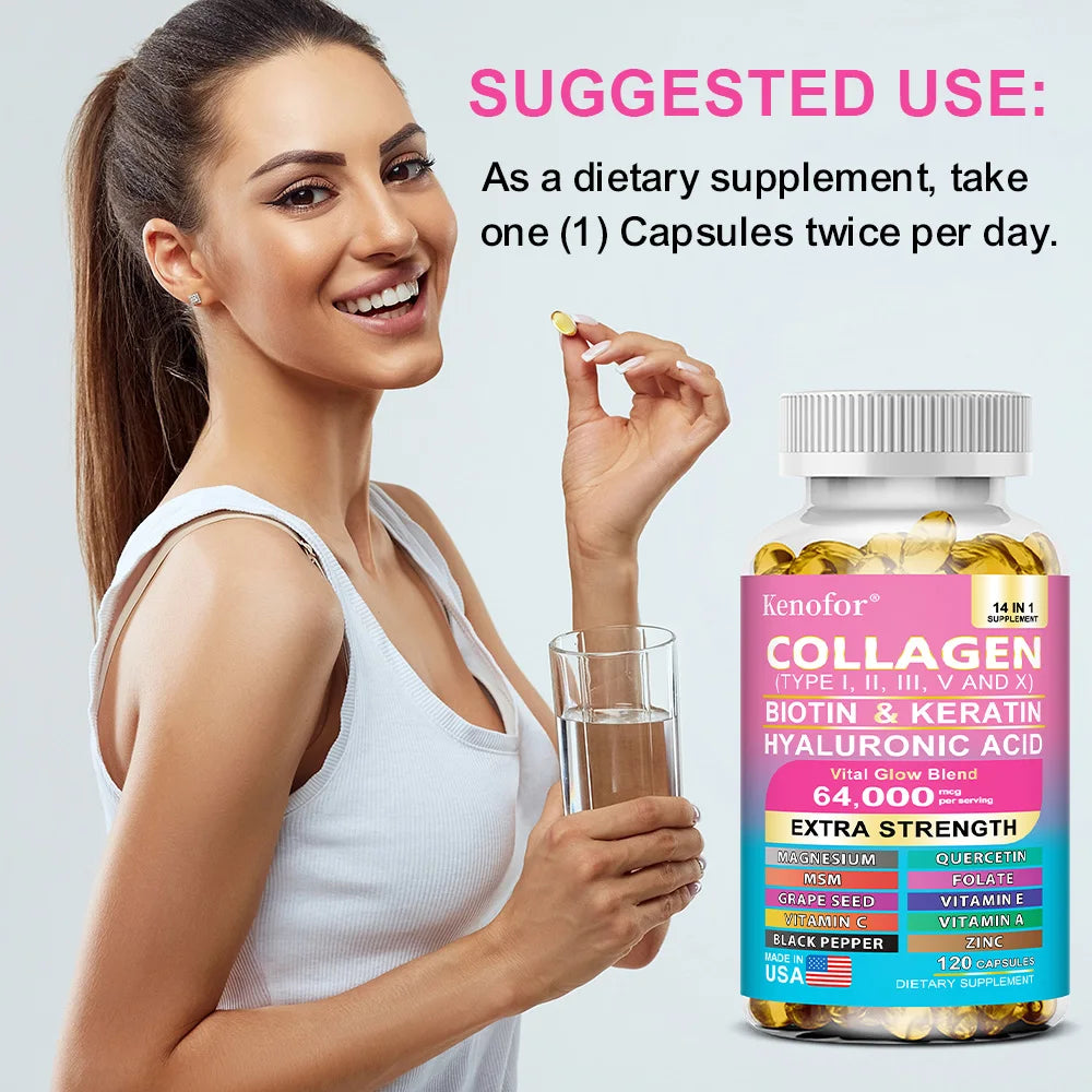 Kenofor™ Radiant Revival Complex | 5-in-1 Collagen Peptides
