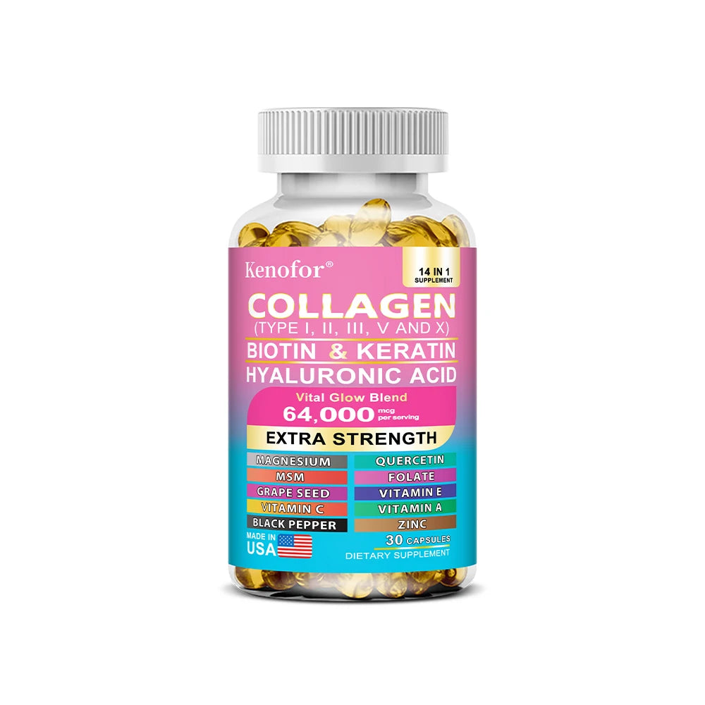 Kenofor™ Radiant Revival Complex | 5-in-1 Collagen Peptides