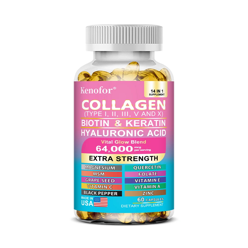 Kenofor™ Radiant Revival Complex | 5-in-1 Collagen Peptides