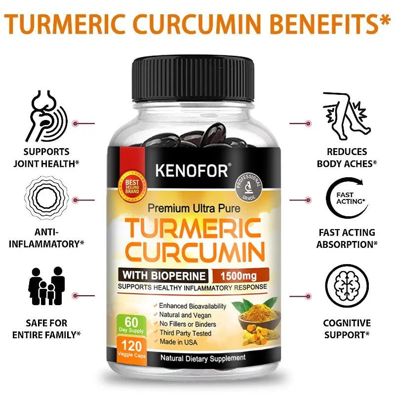 Kenofor Curcumin™ Relief for Aching Joints & Muscles