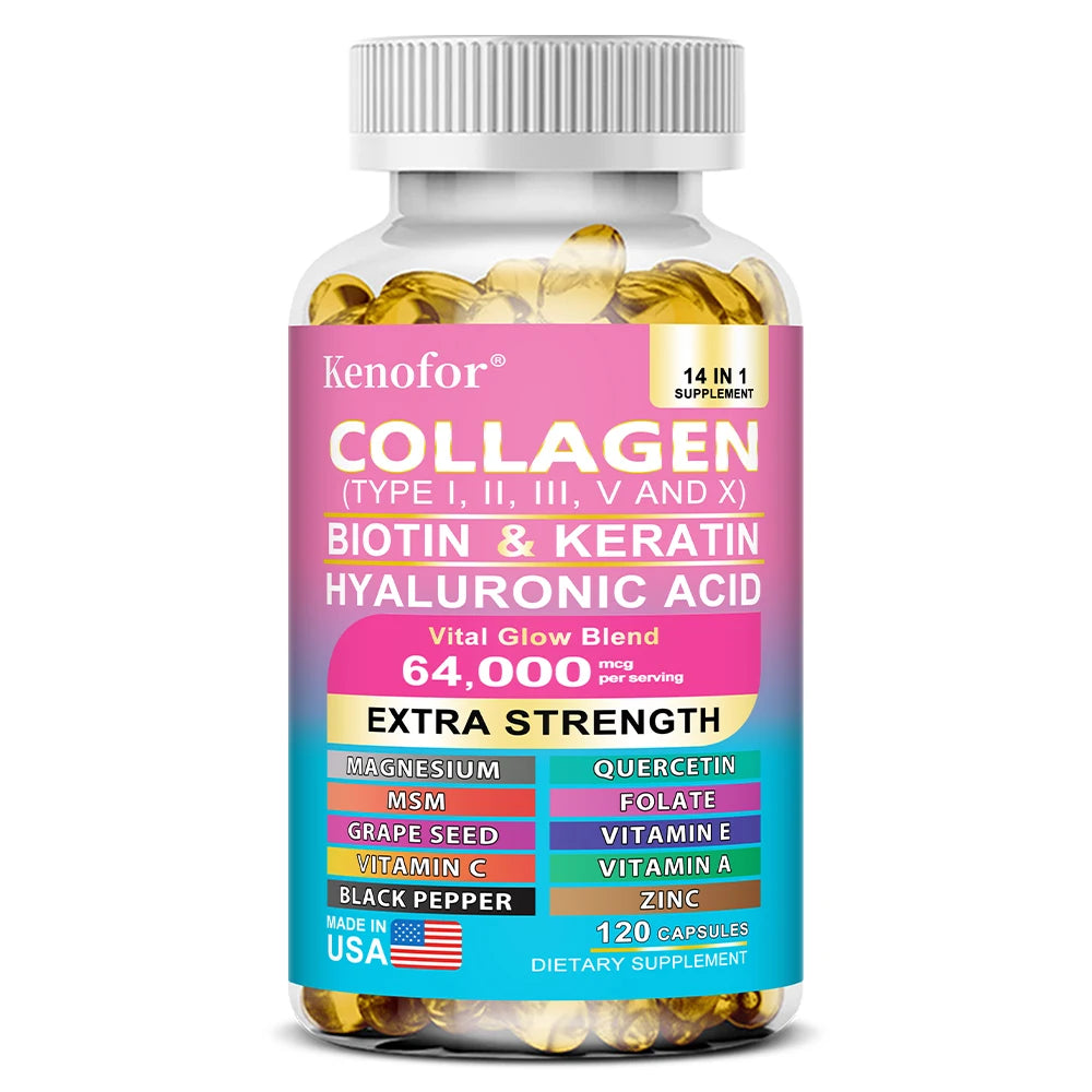 Kenofor™ Radiant Revival Complex | 5-in-1 Collagen Peptides