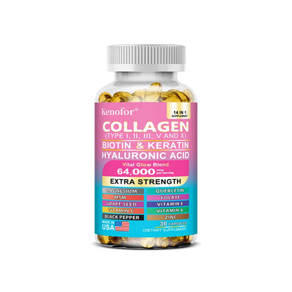 Kenofor™ Radiant Revival Complex | 5-in-1 Collagen Peptides