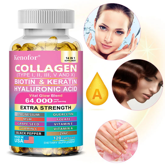 Kenofor™ Radiant Revival Complex | 5-in-1 Collagen Peptides