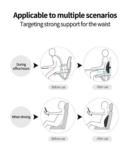 Spinelign Awesome™ Memory Foam Lumbar Cushion